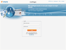 Tablet Screenshot of livepages.nl